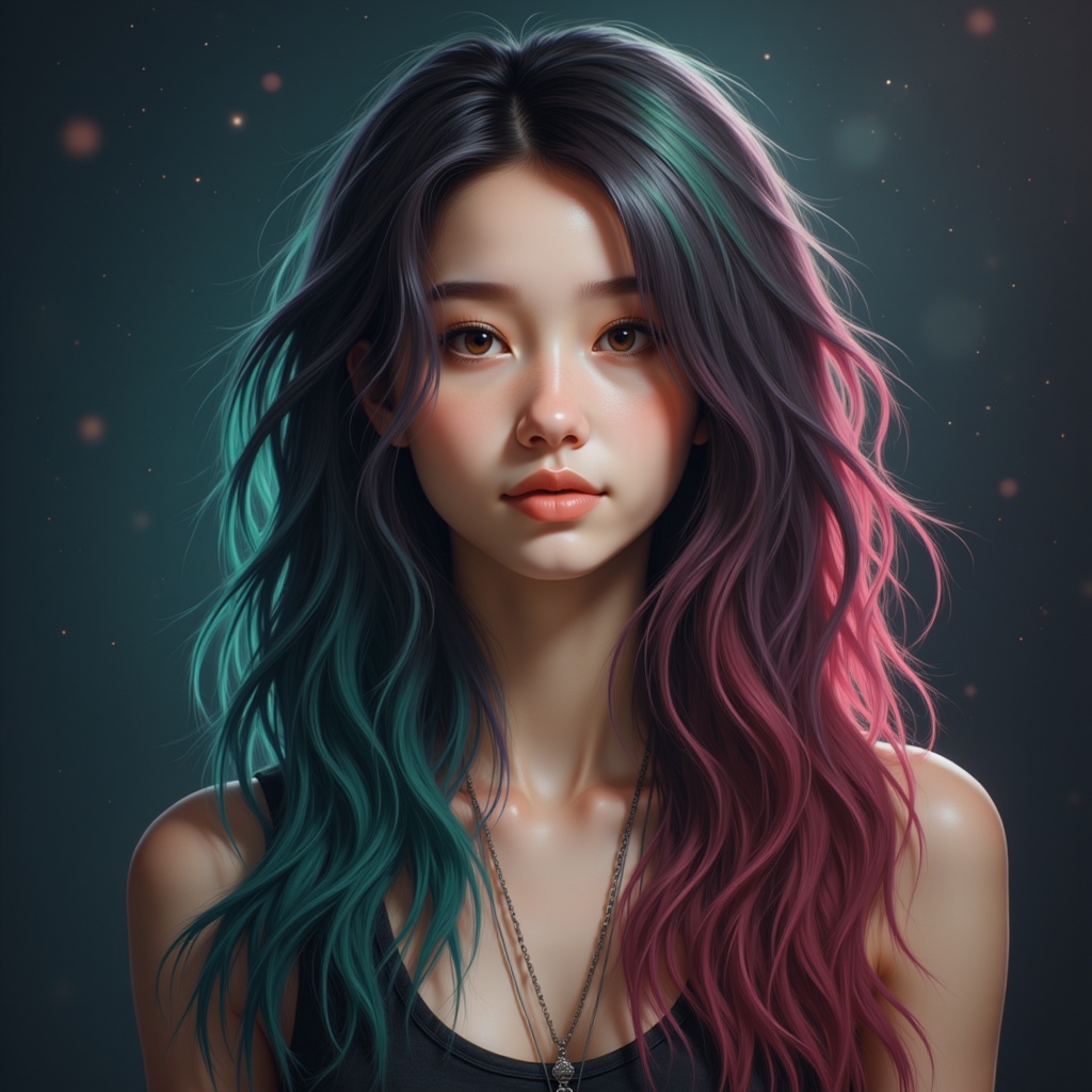 Zu with enchanting hair, radiates mystical, ethereal elegance — ZU × ORI