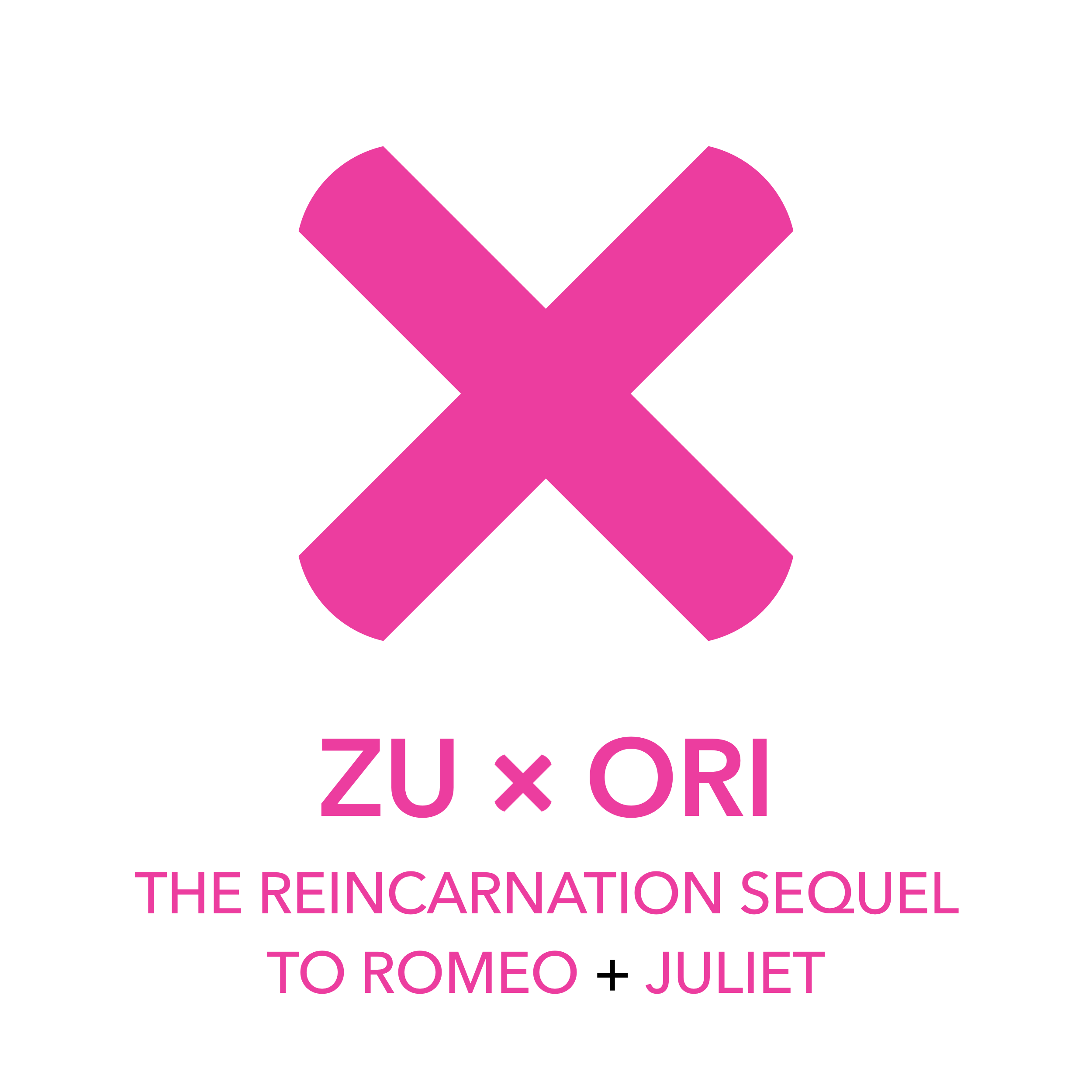 ZU × ORI wordmark — White BG